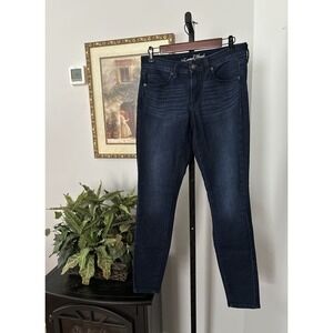 Universal Thread Women's Mid-Rise Skinny Leggings Jeans 4/27R Blue 5 Pockets Des